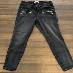 Black Washed Torrid Jeggings